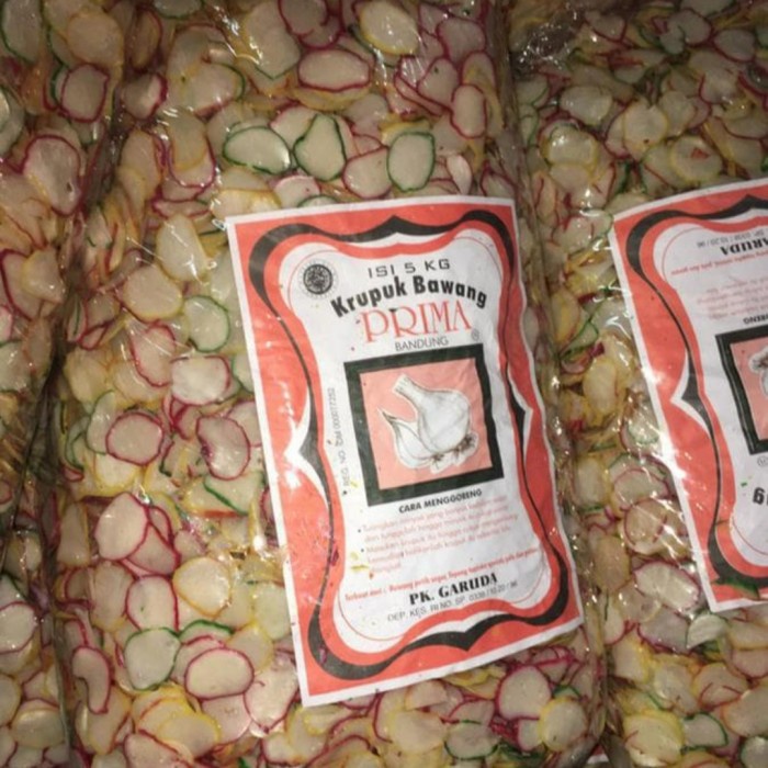 

Kerupuk Bawang Prima Asli 1 bal 5 kg (Grab & Gosend Only)