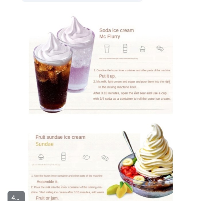 TOP MESIN PEMBUAT ES KRIM MINI/MESIN ICE CREAM MAKER PORTABLE ES KRIM -