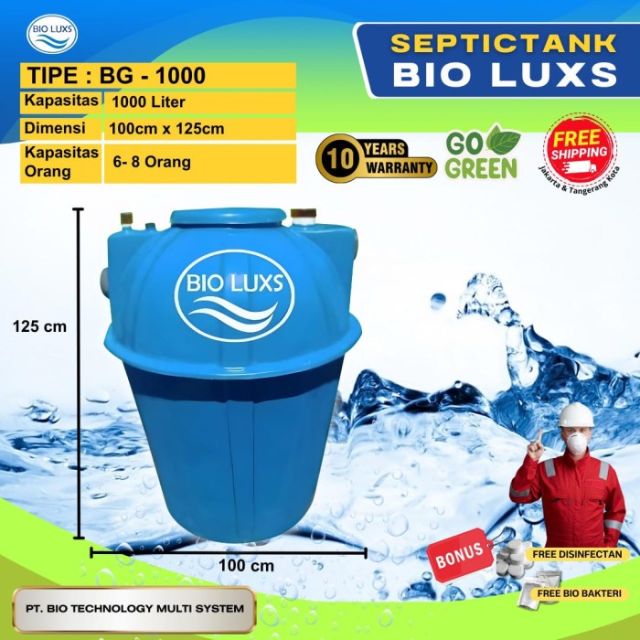 SALE Septic Tank Bio,Biotech, Biofil, BioLuxs Tipe BG 1000 liter