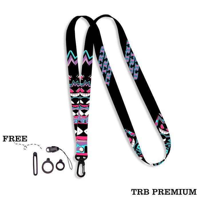 

HJK Lanyard ID Card Holder / Gantungan Name Tag / Lanyard name tag 3pcs Oring dan kait / Lanyard