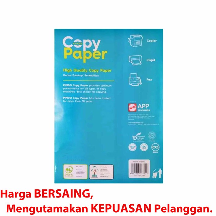 

HJK Kertas HVS Copy Paper F4 70/ HVS CopyPaper F4 70/ Kertas Copy paper F4