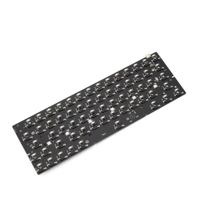[Good] BM60 EC RGB Hotswap Mechanical Keyboard PCB With Rotary Knob DIY