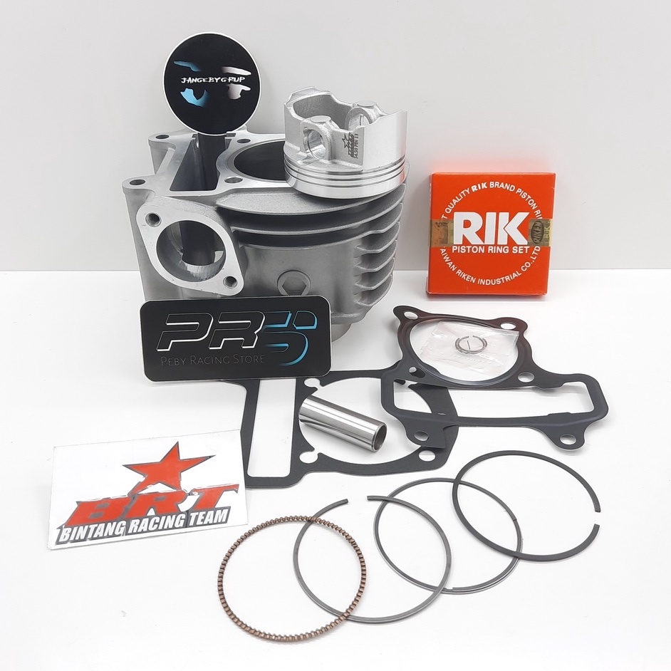 Paket 1 Bore Up Blok BRT Beat Karbu Scoopy Karbu Spacy Karbu PRS Peby Racing