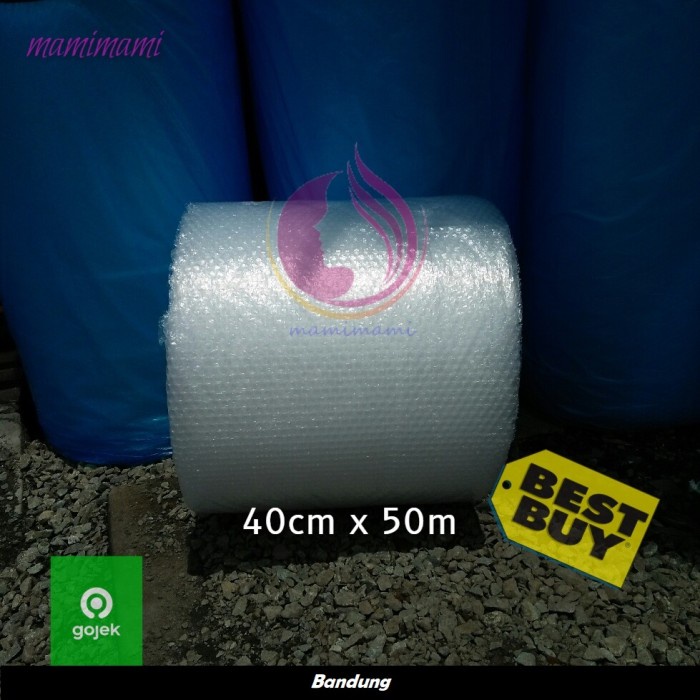 

pernakpernik- BUBBLE WRAP 40CM X 50M BENING BUBLE WARP BANDUNG PLASTIK BABLE TEBAL