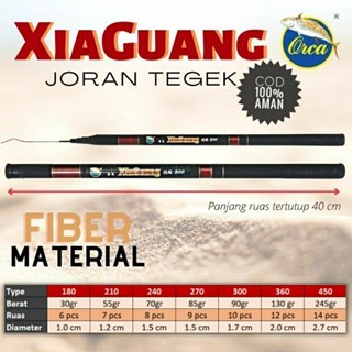 joran tegek orca xiaguang | 180 | 210 | 240 | 270 | 300 | 360 | 450 | 540 | karakter sama persis den