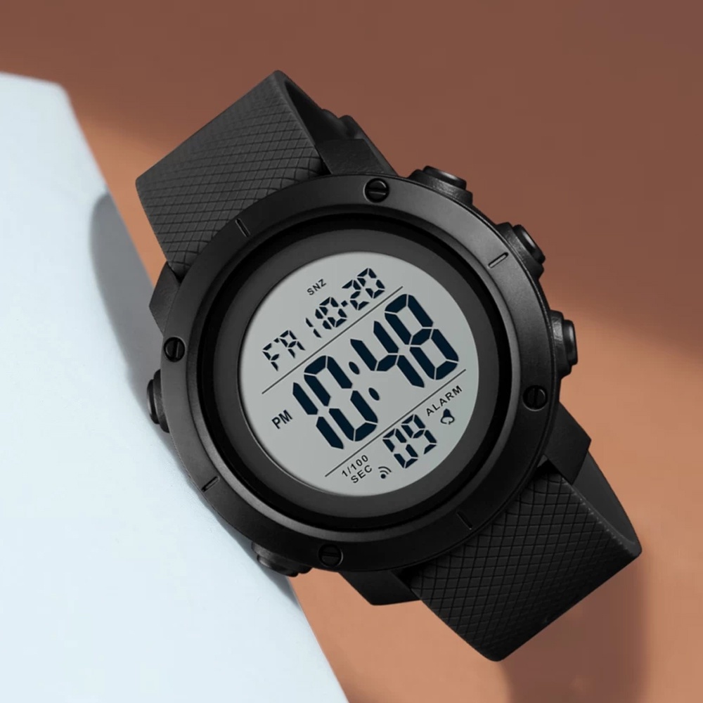 TERMURAH SKMEI Jam Tangan Digital Pria Strap PU Anti Air 50M - 1426 JM