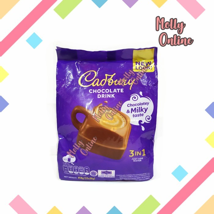 

(Good) Cadbury Hot Chocolate Drink 3in1 Bag Sachet Minuman Cokelat 15 x 30g