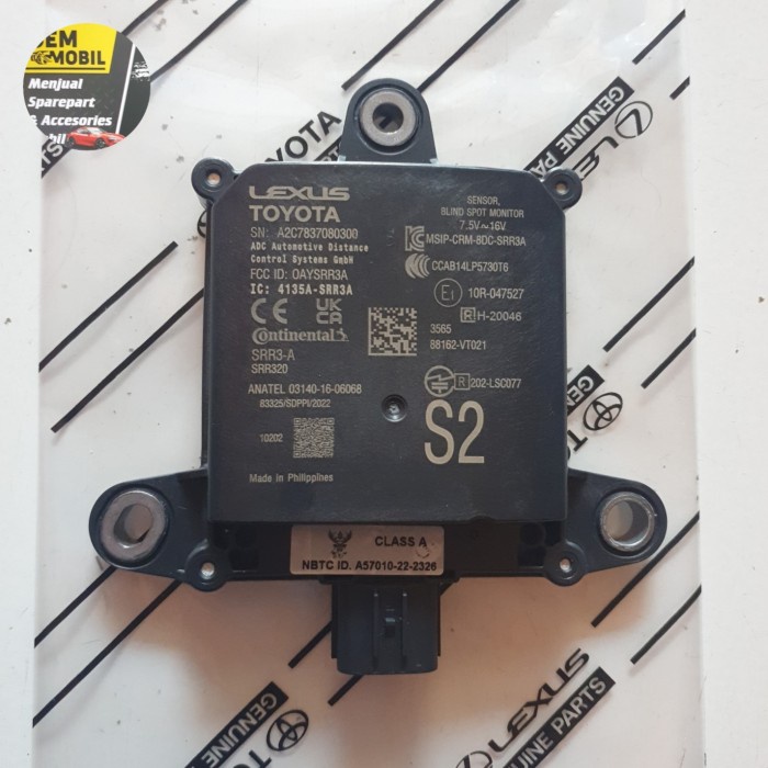 Sensor Blind Spot Monitor innova zenix