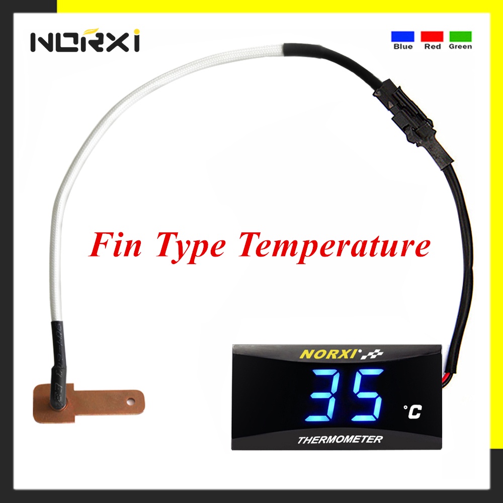 Motorcycle Fin Type Temperature Sensor Mini Meter For Xmax250 300 Nmax Cb 400 Cb500X Sensor