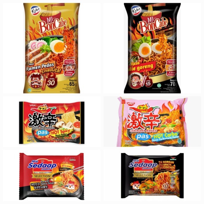 

(Good) paket mie pedas 6 pcs