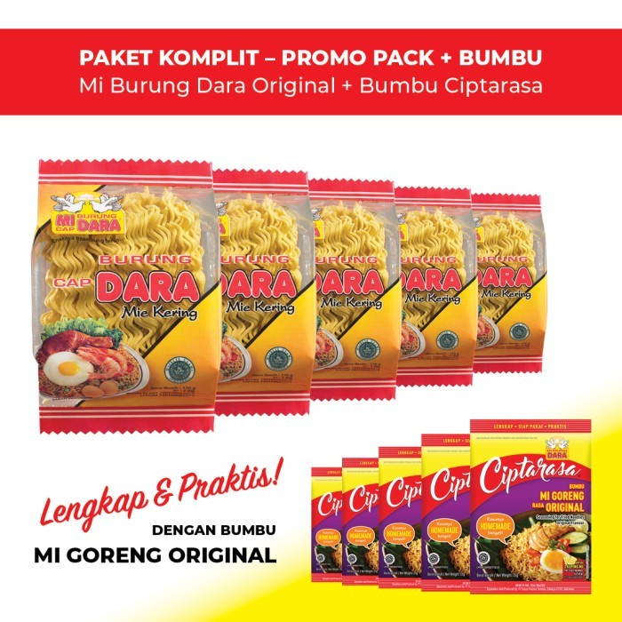 (Good) Mi Burung Dara Original + Bumbu Ciptarasa