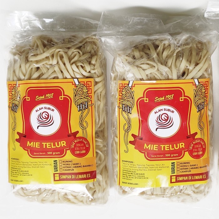 

(Good) Bakmie / bakmi jawa Goreng by ALAM SUBUR 500 gram