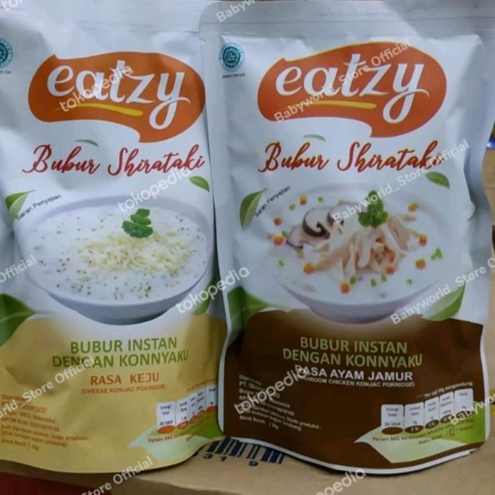 

(Good) Eatzy bubur shirataki bubur instan dengan Konnyaku