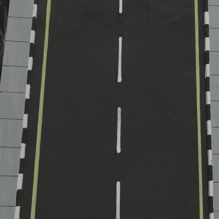 Future Toys Diorama Diecast - Diorama Jalan Raya Miniatur Jalan Raya