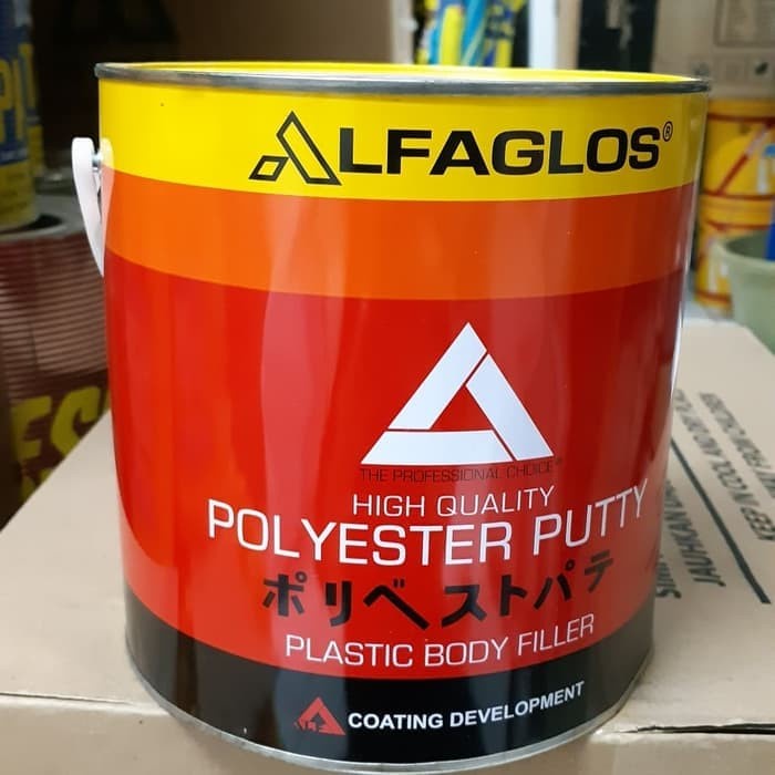 Katroll Grosir - Dempul Alfa Gloss + Obat Hardener 3Kg