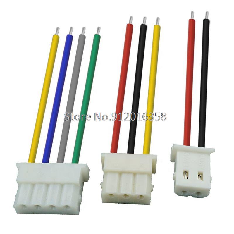 24Awg 10Cm 2.5Mm 5264 Single End Rectangular Connectors 2.50 Spox Hsg 3P Friction Lock Mini-Spox
