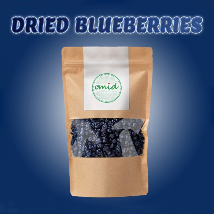 

Dried Blueberry (Manisan Buah Kering) 250Gr