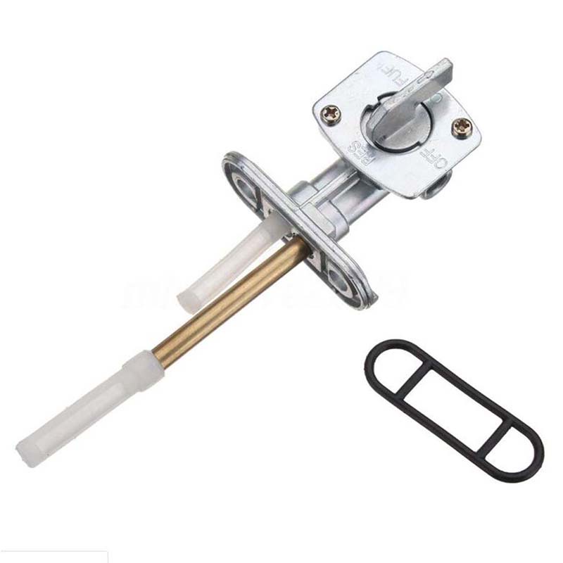 1Pc Metal Sliver 791105 Gas Fuel Tank Valve Petcock Switch Assembly For Kdx200 Kdx220 Kdx250