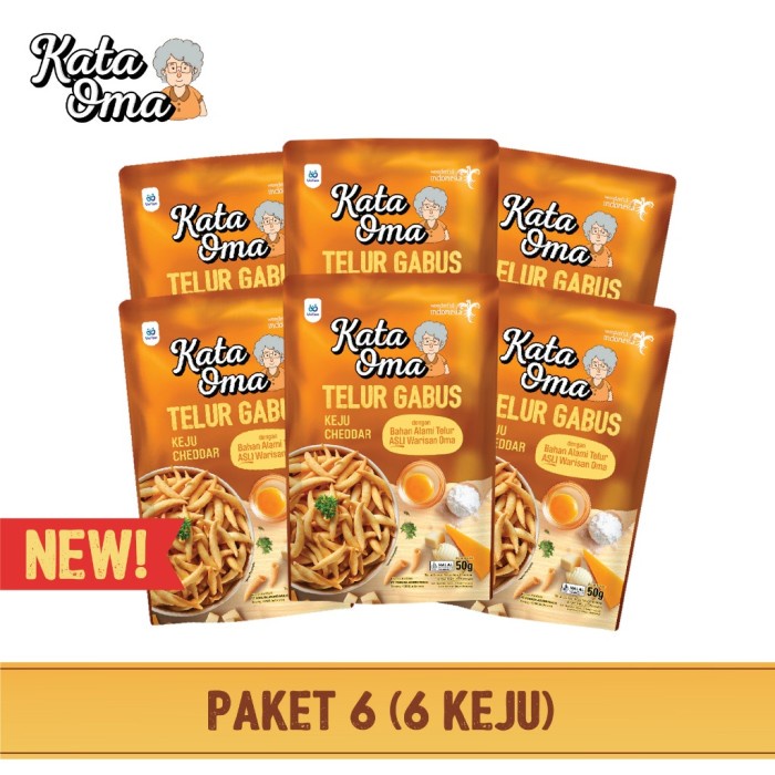 

Kata Oma Paket 6 Keju Cheddar