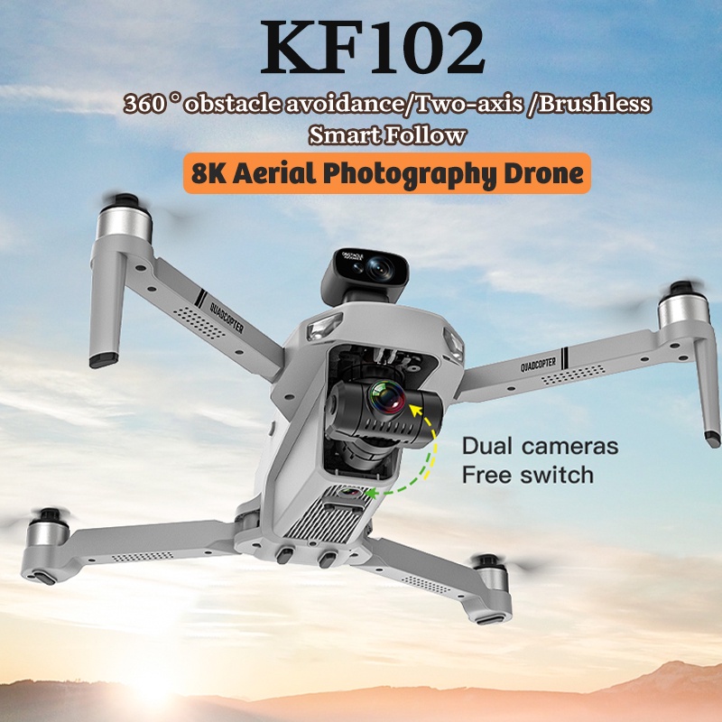 New Kf102/Kf108 Professional Drone 8K Wide-Angle Shooting Dron 5G Positioning  ildren'S Flying Toys