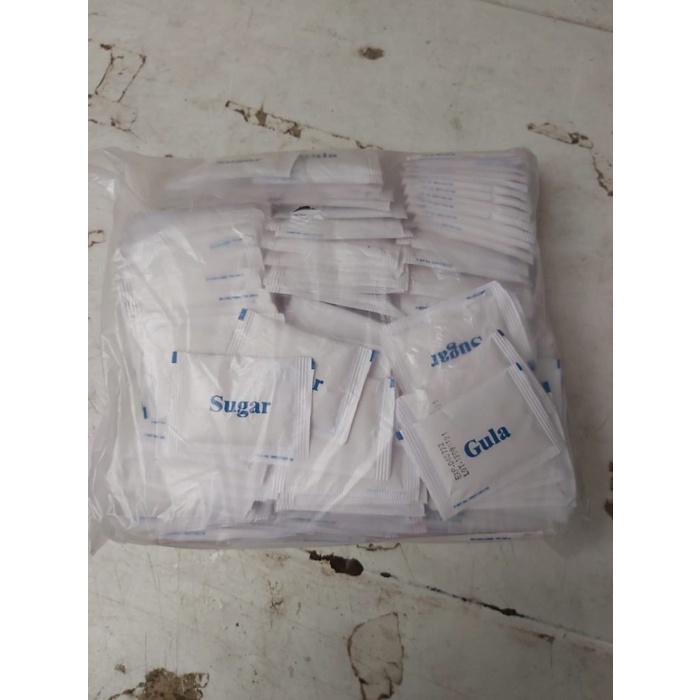 

(Best) GULA PUTIH SACHET HOTEL CAFE RESTO 7 GR ISI 250 PCS