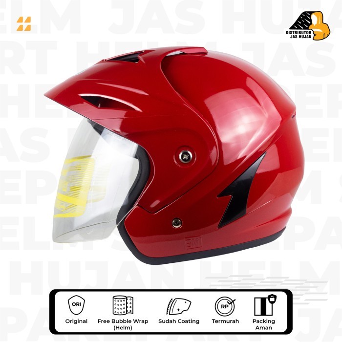 (Good) Helm ukuran besar XXL sudah SNI
