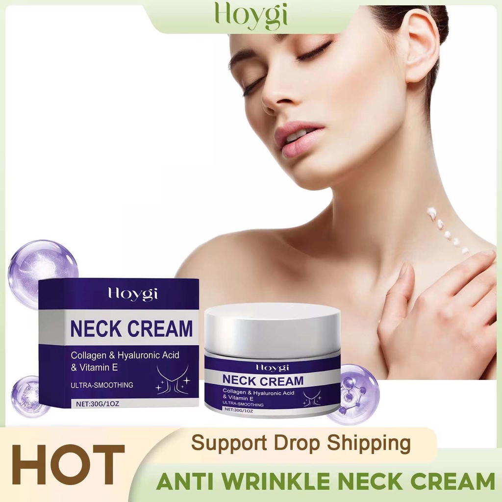 Neck Wrinkle Removal Cream Tightening Firming Fade Fine Lines Double Chin Anti-Aging Necklines