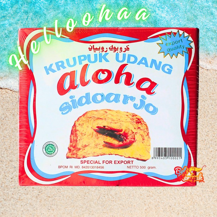 

(Good) Aloha Export Kerupuk Udang Mentah Ukuran Besar 500g