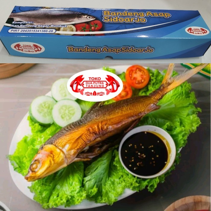 (Good) Ikan Bandeng Asap Duri / Tanpa Duri Siap Saji / Makan Tanjung Sidoarjo