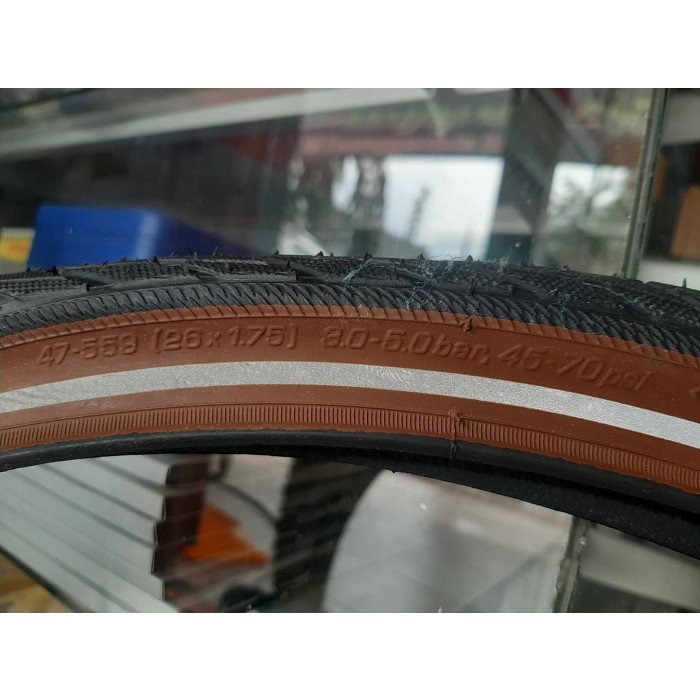 BAN LUAR / TIRE SCHWALBE ROAD CRUISER 26 X 1.75 (47-559) TAN WALL