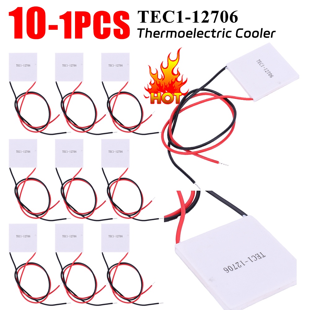 TEC1-12706 Thermoelectric Cooler Peltier 40*40MM 12V 5.8A Peltier Semiconductor Refrigeration Tablet