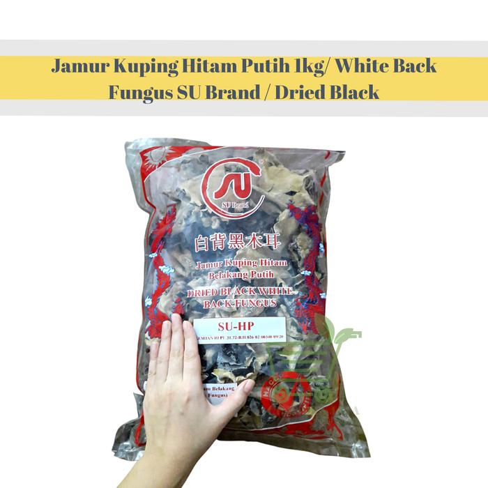 

Jamur Kuping Hitam Putih 1Kg/ Su Brand Dried Black White Back Fungus