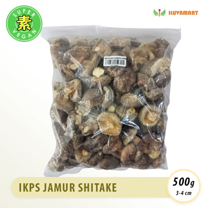 

Ikps 500Gr Shiitake Mushroom Uk. 3-4-5-6 Cm Jamur Shitake / Hio Kou