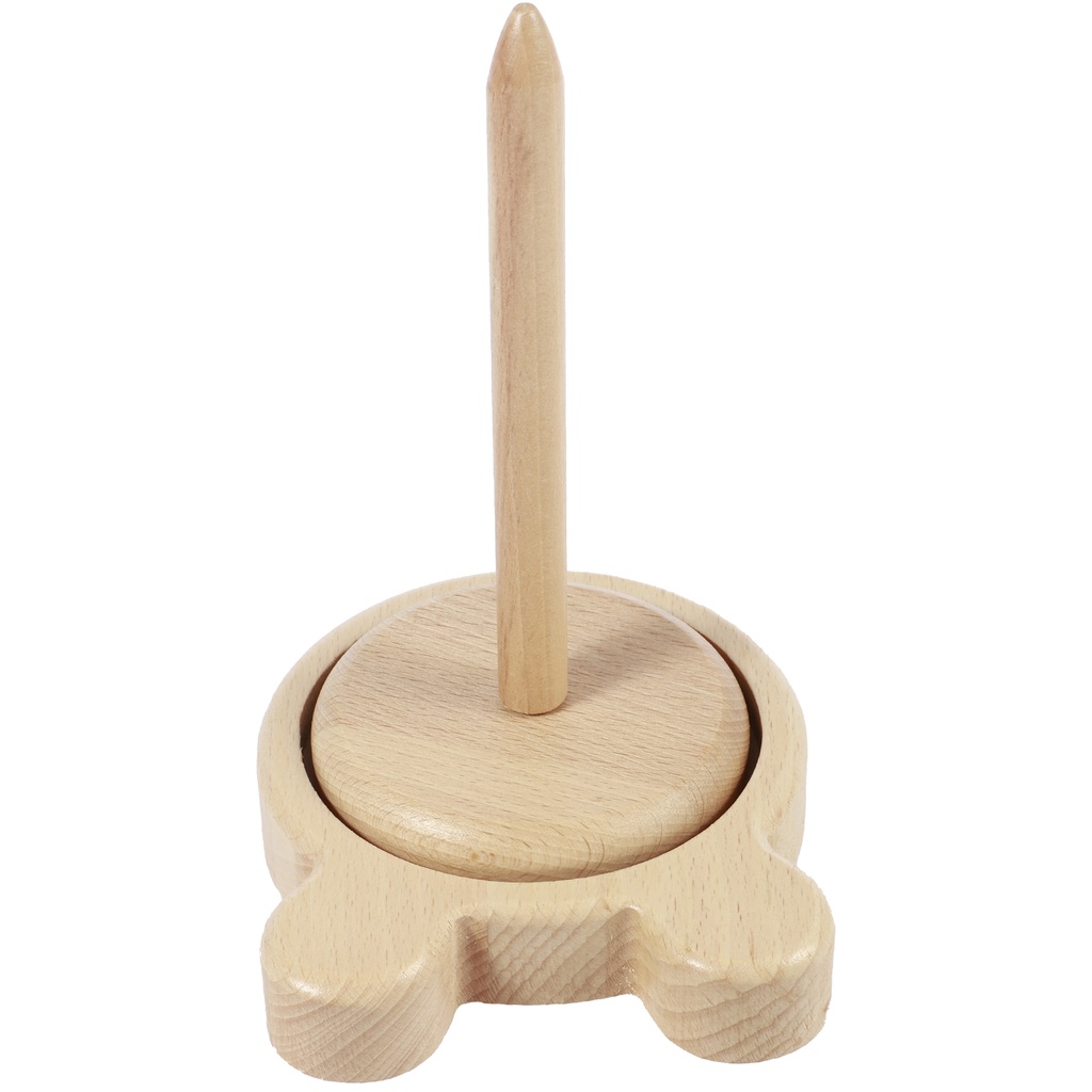Wood Yarn Holder Rotatable Yarn Spinner Holder Stable Yarn Holder Dispenser Portable Yarn Holder Sta
