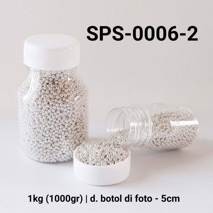 

Promo Terbatas Sps-0006-2 Sprinkles Sprinkle Sprinkel 1Kg 1Kilo Mutiara Silver Perak Aman