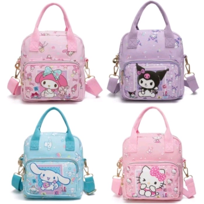 Tas Selempang Kuromi Melody Tas Selempang Cinnamoroll Hello Kitty -Gratisongkir