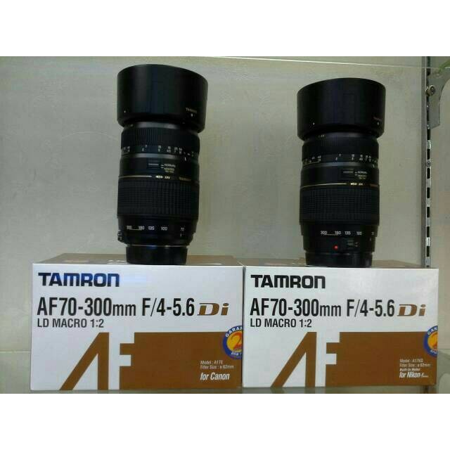 LENSA TELE TAMRON AF.70-300MM FOR CANON GARANSI TAMRON 2 TAHUN