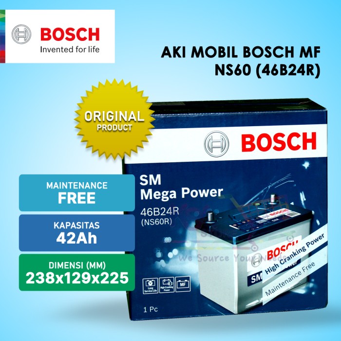 Aki Mobil Bosch Mf Ns60 (46B24R)