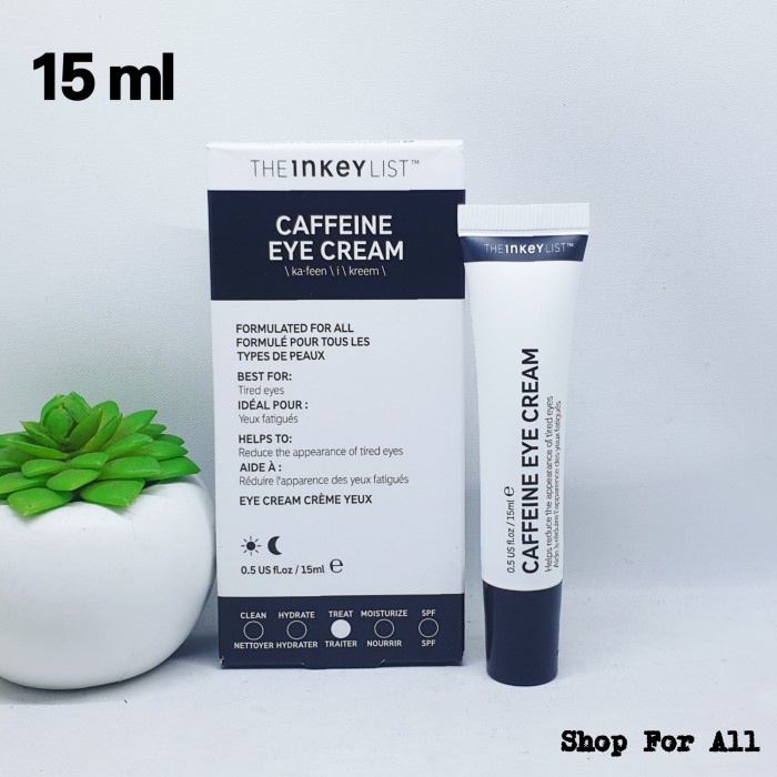 The Inkey List Caffeine Eye Cream 15 Ml (Full Size)