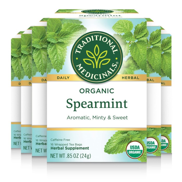 

Traditional Medicinals Organic Spearmint 16 X 1.5 Gram