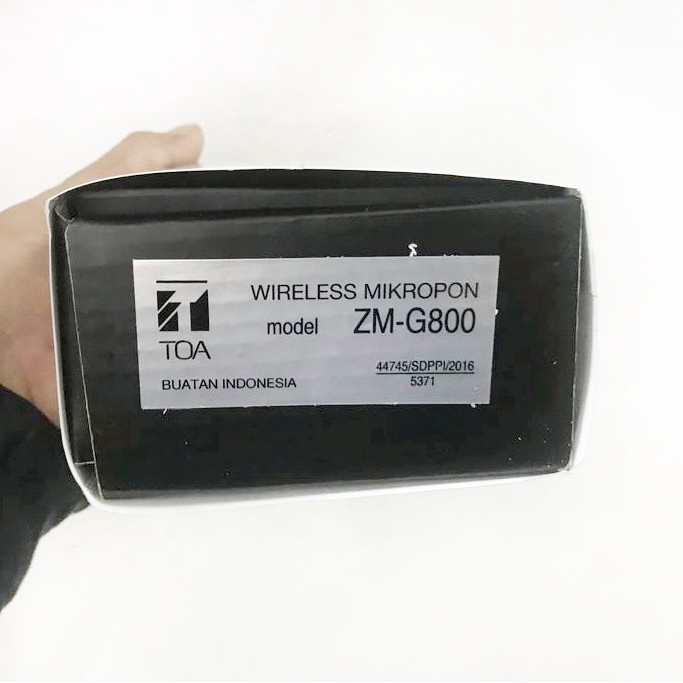 

Mic Wireless Portable Toa Zm G 800 Ztu G 800 Original Toa