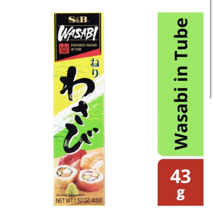 

Wasabi Paste In Tube S&B / Pasta Wasabi S&B 43 Gram
