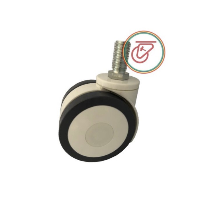 

Roda Rumah Sakit Double Wheel 5 Inch Drat Hidup Swivel Rhj