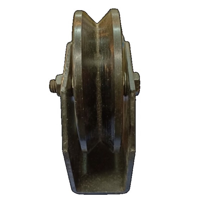 

Roda Pagar / Roda Pintu Gerbang Bubutan 125Mm 5 Inch Siku Behel/Siku-V