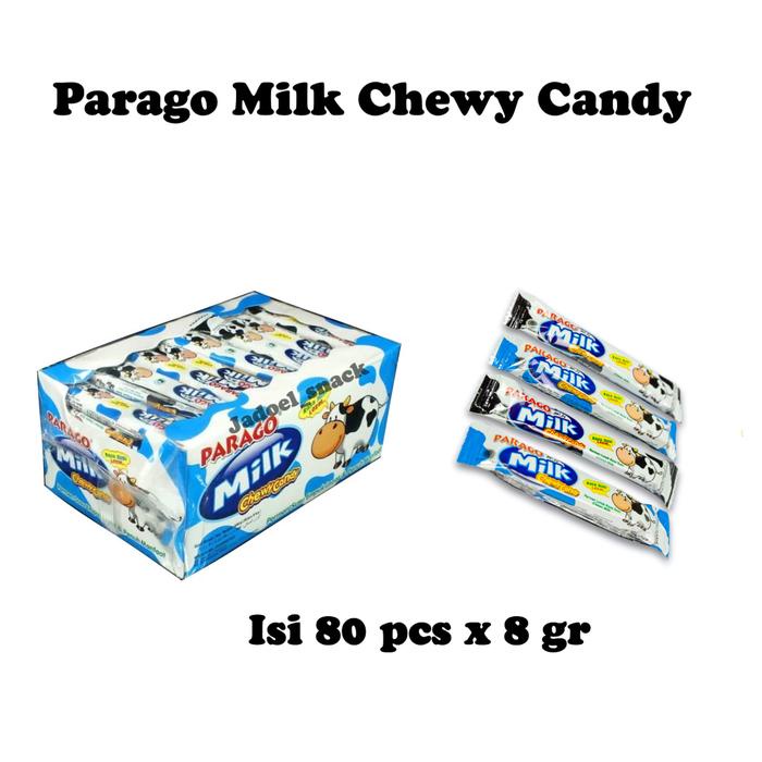 

Permen Parago Milk Chewy 80 x 8 gr Rasa Susu by Jadoel_Snack Candy Candy Food Cemilan Mint