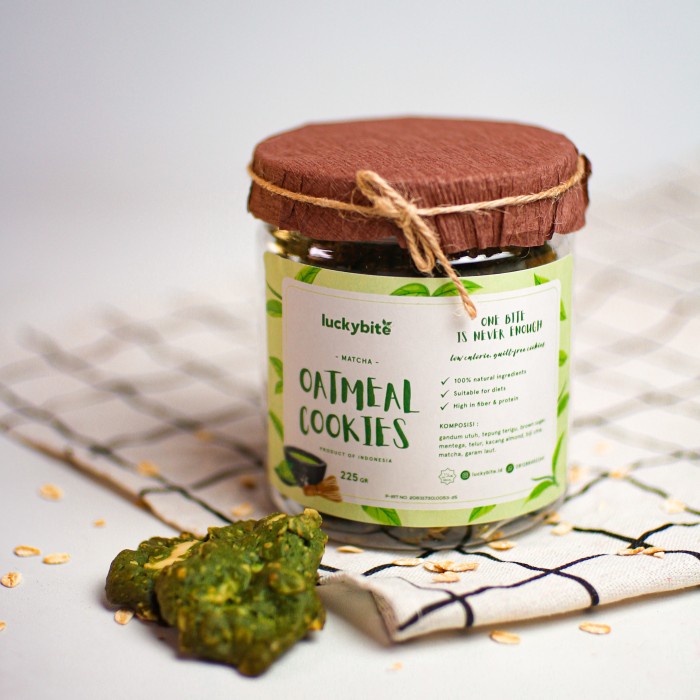 

Oatmeal Cookies - Matcha Almond (225 gr)