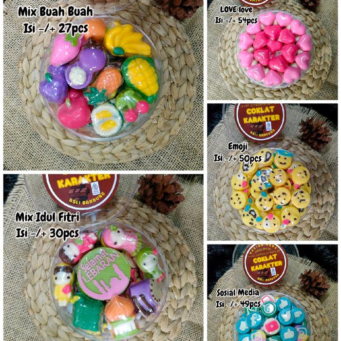 

Coklat Karakter TOPLES BULAT Ukuran 1/4 (KACIDA RAOS) Chocolate Food Cokelat Makanan Halal 100%