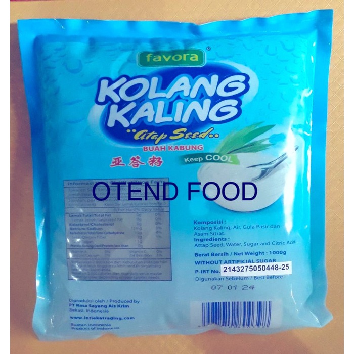 

Kolang Kaling 1 kg - Original Manis