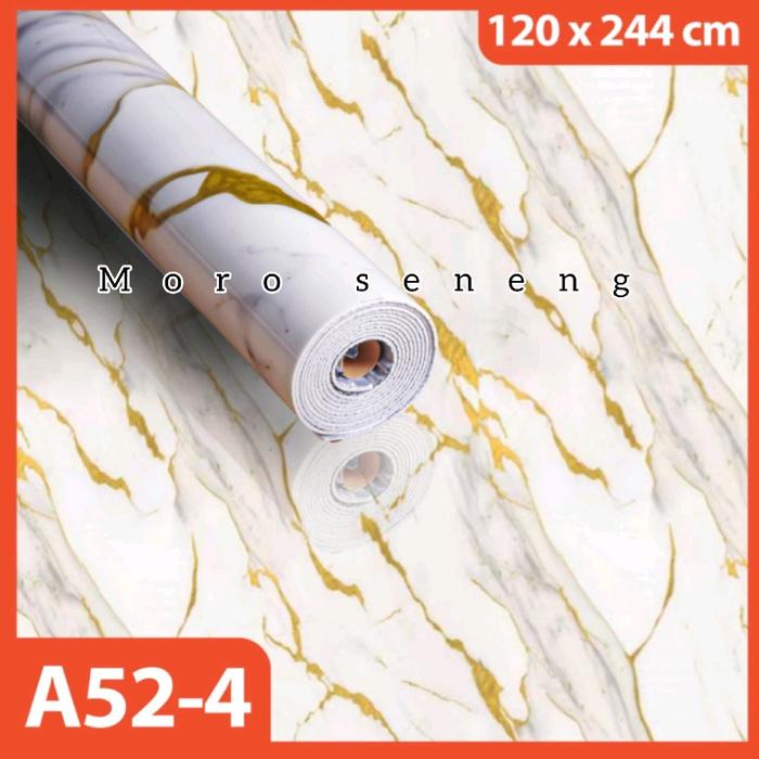 Atang Shop - Wallpaper Dinding 3D Foam Motif Marmer Lebar 120Cm Marble