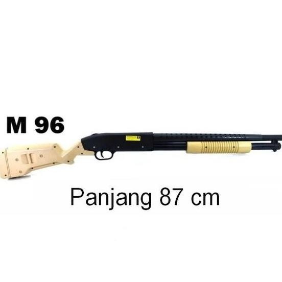 HJK Mainan Premium Shotgun M96 BESAR m 96 Black dCobra Remington